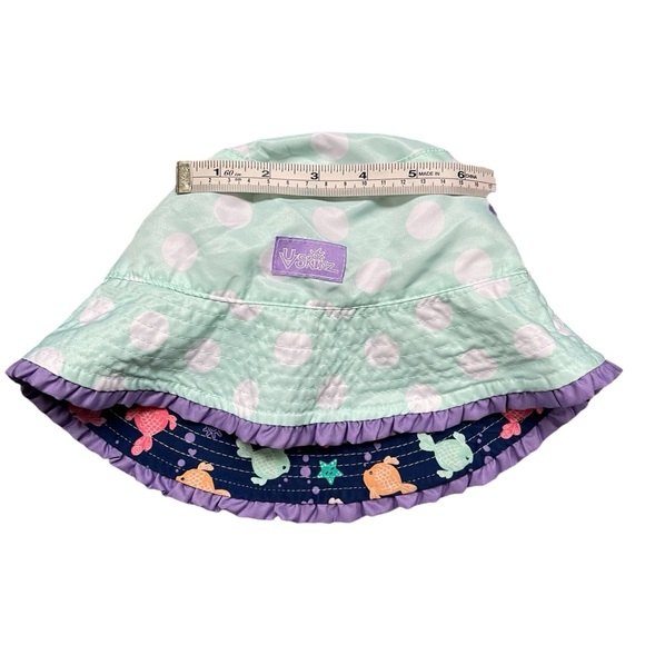 UV Skinz Girl’s Reversible Bucket Sun Hat UPF 50+ Certified Foldable Sun Cap - Picture 5 of 8